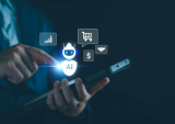 AI agent on phone, hands