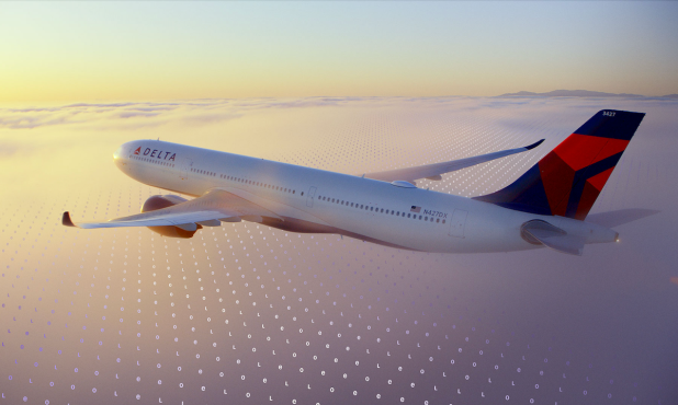 Amazon Teams With Delta to Offer Passengers in-Flight Connectivity