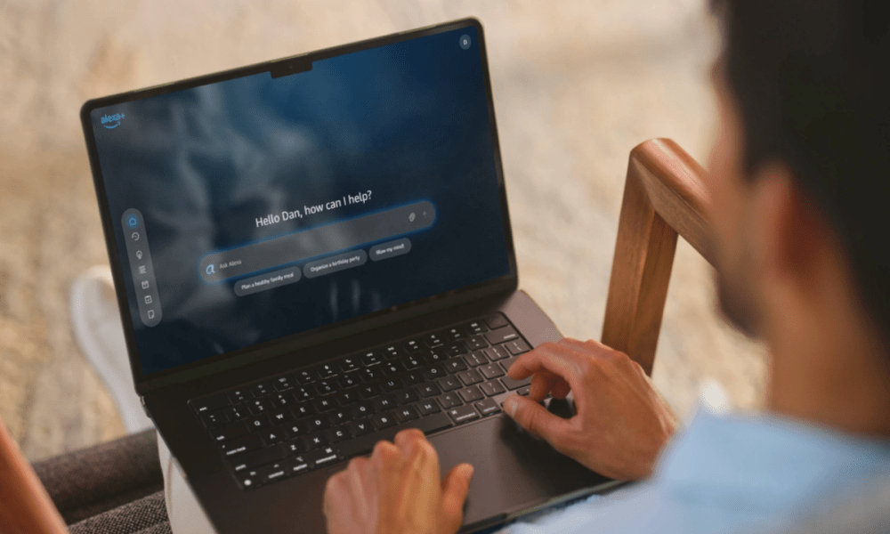 man with laptop