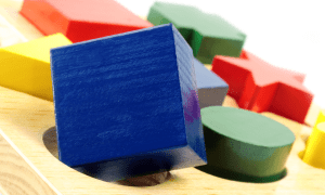 square and round blocks