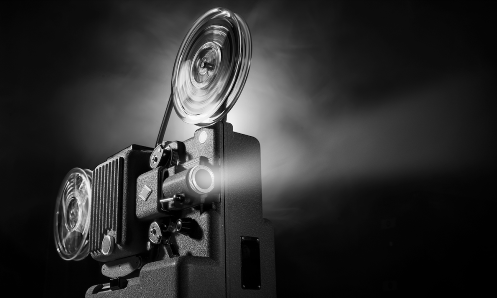 old film projector