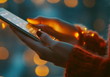 hands with phone