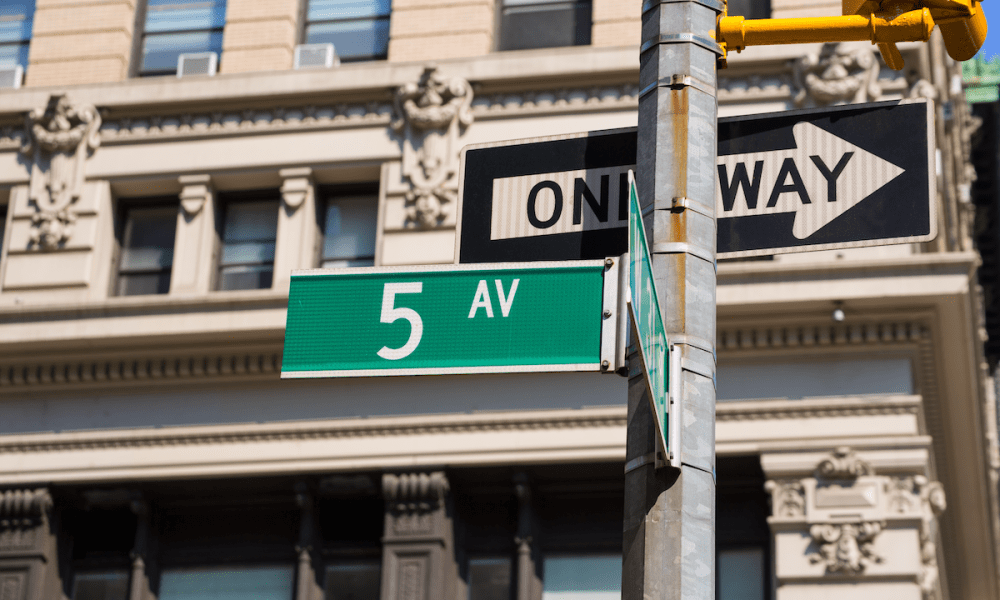 5th Ave. street sign