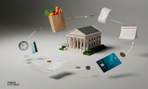 Hero image for the March 2026 edition of the PYMNTS Intelligence and Velera Credit Union Tracker. Pay Later is now embedded in everyday spending, but activity often occurs outside CUs, creating a need to capture more member transactions.