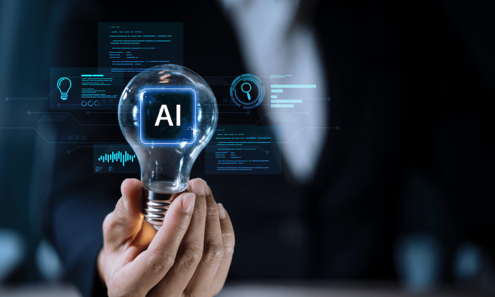 AI in lightbulb