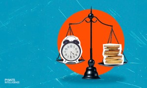 Featured image for the April 2026 edition of the PYMNTS Intelligence and The Clearing House Real-TIme Payments Tracker. Real-time payments cash flow is increasingly managed by consumers using instant payments to access funds and cover expenses.