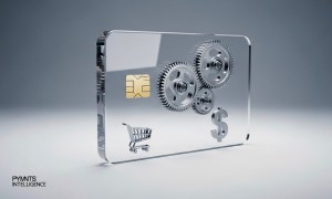 Featured image for the PYMNTS Intelligence and Paymentology April 2026 edition of the Payments Innovation Tracker. Agentic commerce is redefining transactions as AI agents initiate purchases, accelerating demand for real-time payment card platforms.