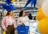 2 women shopping in Walmart store