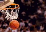 basketball at hoop
