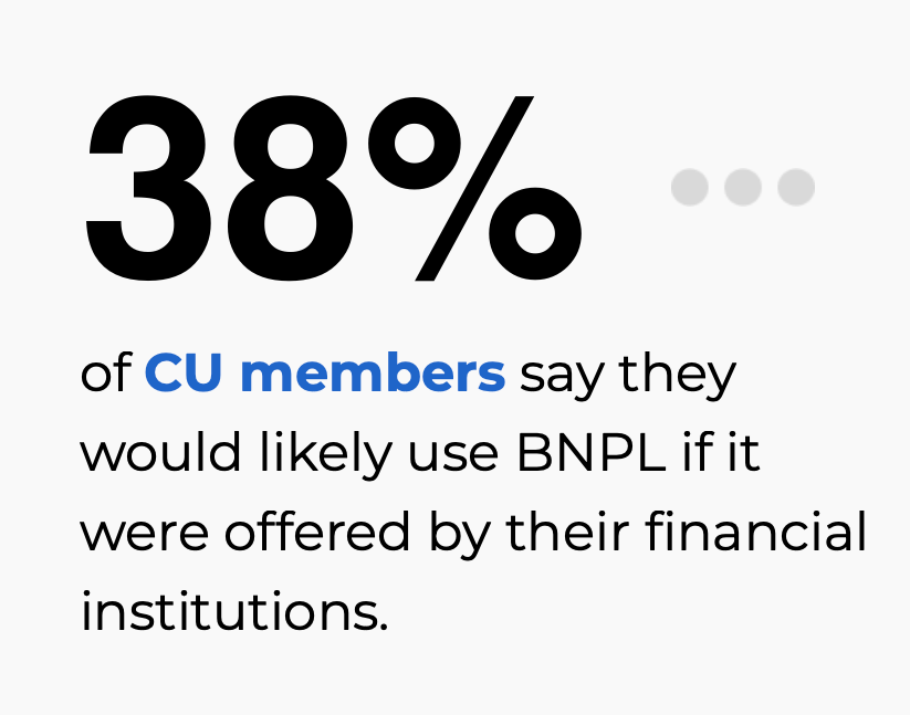 credit union BNPL stat callout