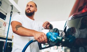 pumping gas consumer pullback