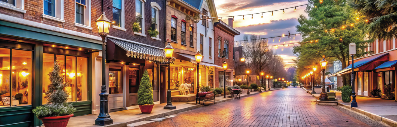 Header image for the PYMNTS Intelligence May 2026 edition of the Main Street Index. PYMNTS intelligence reports show Main Street businesses grew 0.9%. Restaurants and retail slowed, while healthcare and fitness expanded.