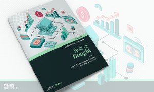 Featured image for the PYMNTS Intelligence and Trulioo May 2026 Report. PYMNTS Intelligence reports on how KYC/KYB ownership affects fraud losses, verification costs and market growth.