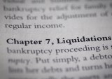 printed page on Capter 7 bankruptcy