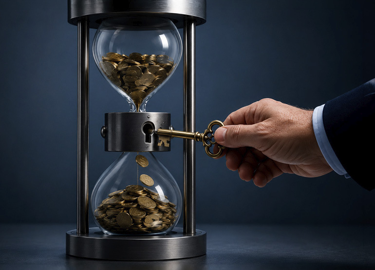 Header image for the June 2026 edition of the PYMNTS Inteligence and The Clearing House Real-TIme Payments Tracker Series. Real-time payments deliver stronger ROI, cash flow and supplier gains than non-users expect—and easier integration is key to closing the gap.