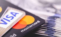 Mastercard and Visa cards