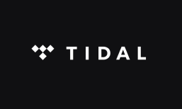 Tidal logo on black background
