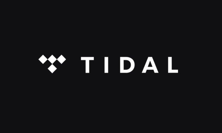 Tidal logo on black background