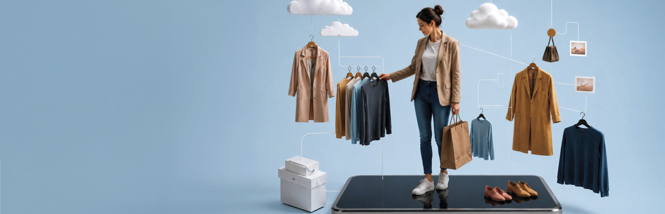 Header image for the July 2026 Global Digital Shopping Index Data Book. PYMNTS Intelligence reports AI, mobile and payments are reshaping shopping as consumers average 55 digital shopping days monthly.