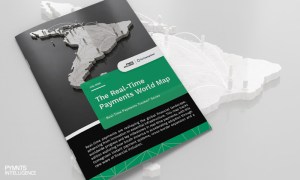 Cover image for the July 2026 edition of the PYMNTS Intelligence and The Clearing House Real-Time Payments World Map. Real-time payments are turning South America into an economic force, with Pix surpassing card giants and new networks gaining fast.