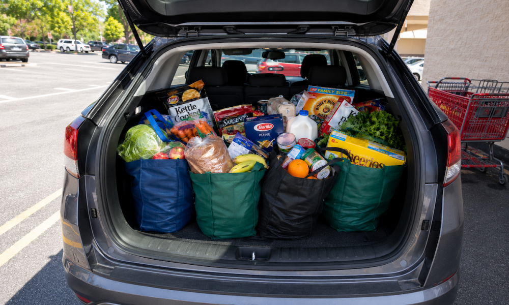 Groceries, Amazon, Walmart