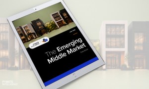 Cover image for the July 2026 edition of the PYMNTS Intelligence and i2c Emerging Middle Market Report. PYMNTS Intelligence reports how fast-growing middle market firms face cash shortages, delayed investments and reliance on personal funds.