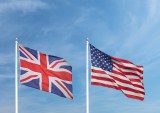 US and UK flags
