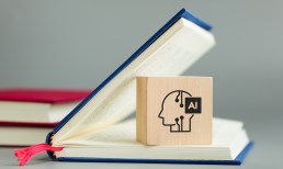 AI block on book