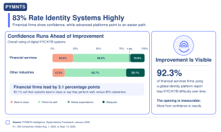 83% of Financial Firms Rate ID Systems Highly Despite Customer Friction