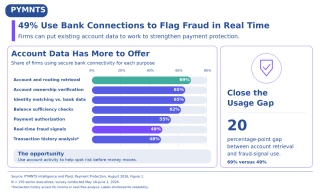 49% of Firms Use Bank Account Data to Flag Fraud