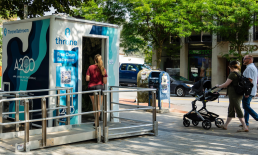 New York City new public bathroom exterior
