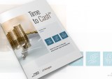 Cover image for the October 2026 PYMNTS Intelligence and J.P. Morgan Time to Cash Report. PYMNTS Intelligence reports on how CFOs use AI and faster forecasts to improve cash flow as payment and fraud risks grow.