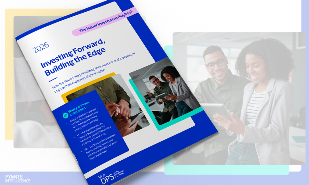 Cover image for the September 2026 edition of the Issuer Investment Playbook. Card issuer investments aim to improve the payment experience by accelerating platform upgrades and prioritizing AI implementation.