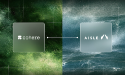 Cohere and AISLE logos