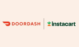 DoorDash and Instacart logos