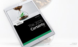 Cover image for the PYMNTS Intelligence October 2026 Certainty Project Mini Report. PYMNTS Intelligence explores how business uncertainty affects CFO spending plans and what could give companies the confidence to invest.