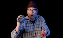 man with ghost detector