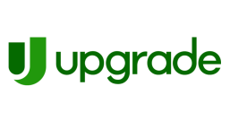 Upgrade logo green on white