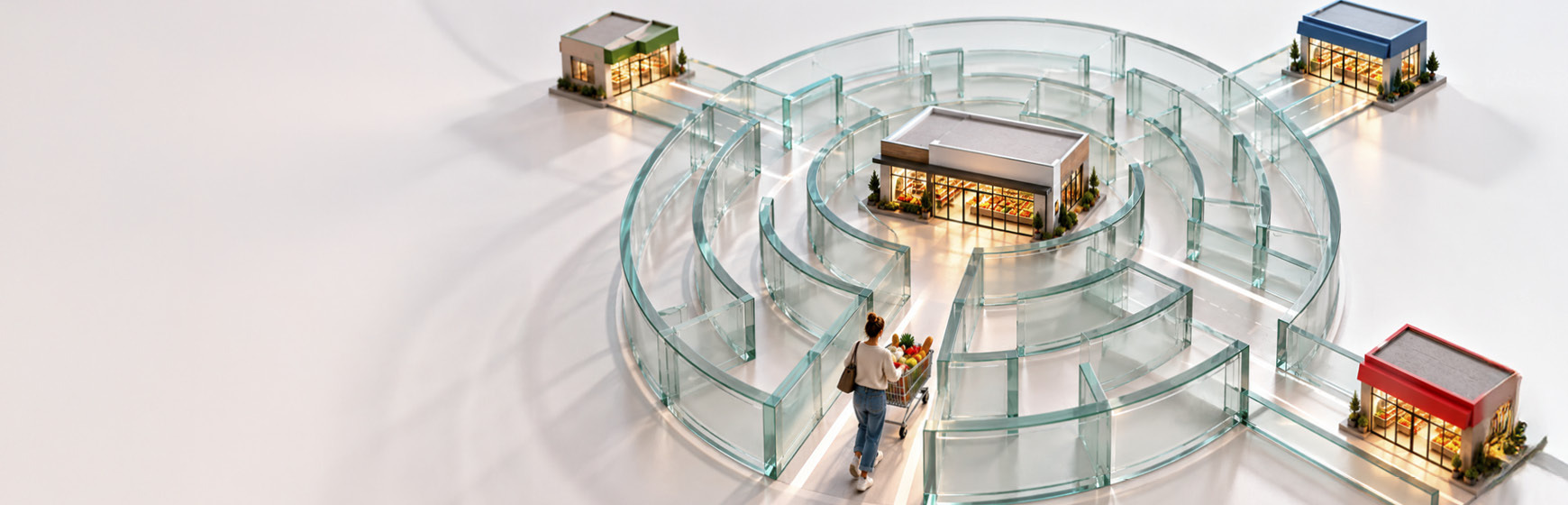 Header image for the October 2026 PYMNTS Intelligence How People Shop and Pay Report. PYMNTS Intelligence explores how loyalty, convenience, price and payment options shape store choice across grocery and retail shopping.